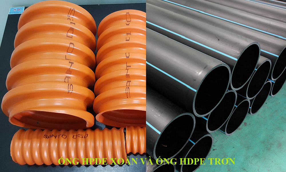 ống HDPE xoắn và trơn