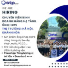 Tuyển dụng nhân viên kinh doanh hạ tầng