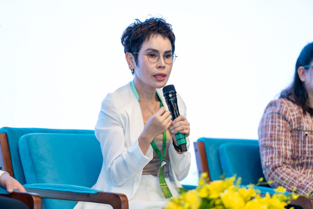 TGĐ Nguyễn Thị Hải Bình chia sẻ về ESG và hành trình tiếp cận vốn xanh của STP Group tại hội nghị