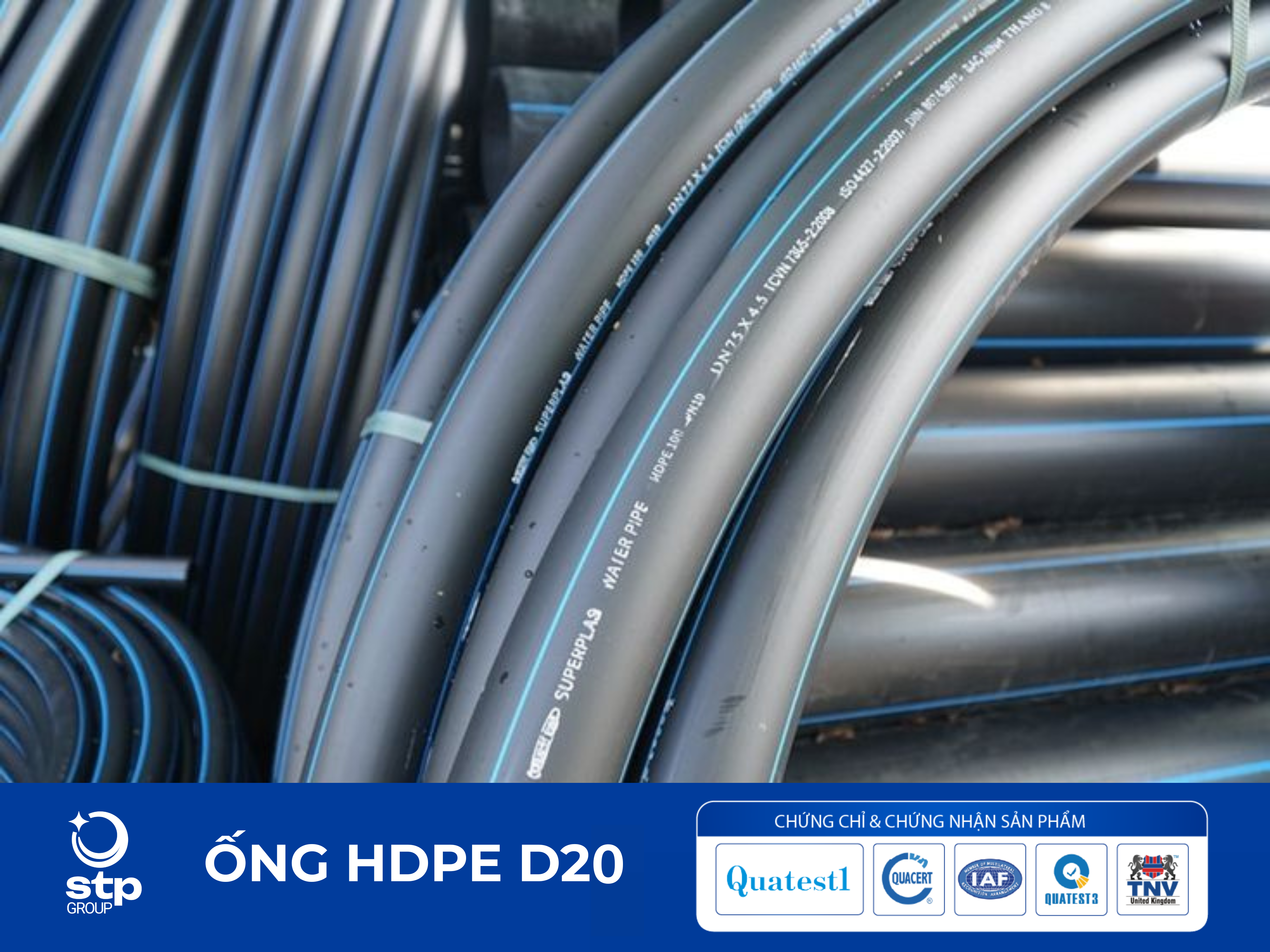 Ống nhựa HDPE D20 STP: Bảng giá, thông số và ứng dụng