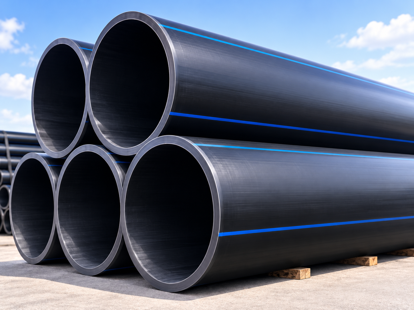Ống nhựa HDPE trơn D710