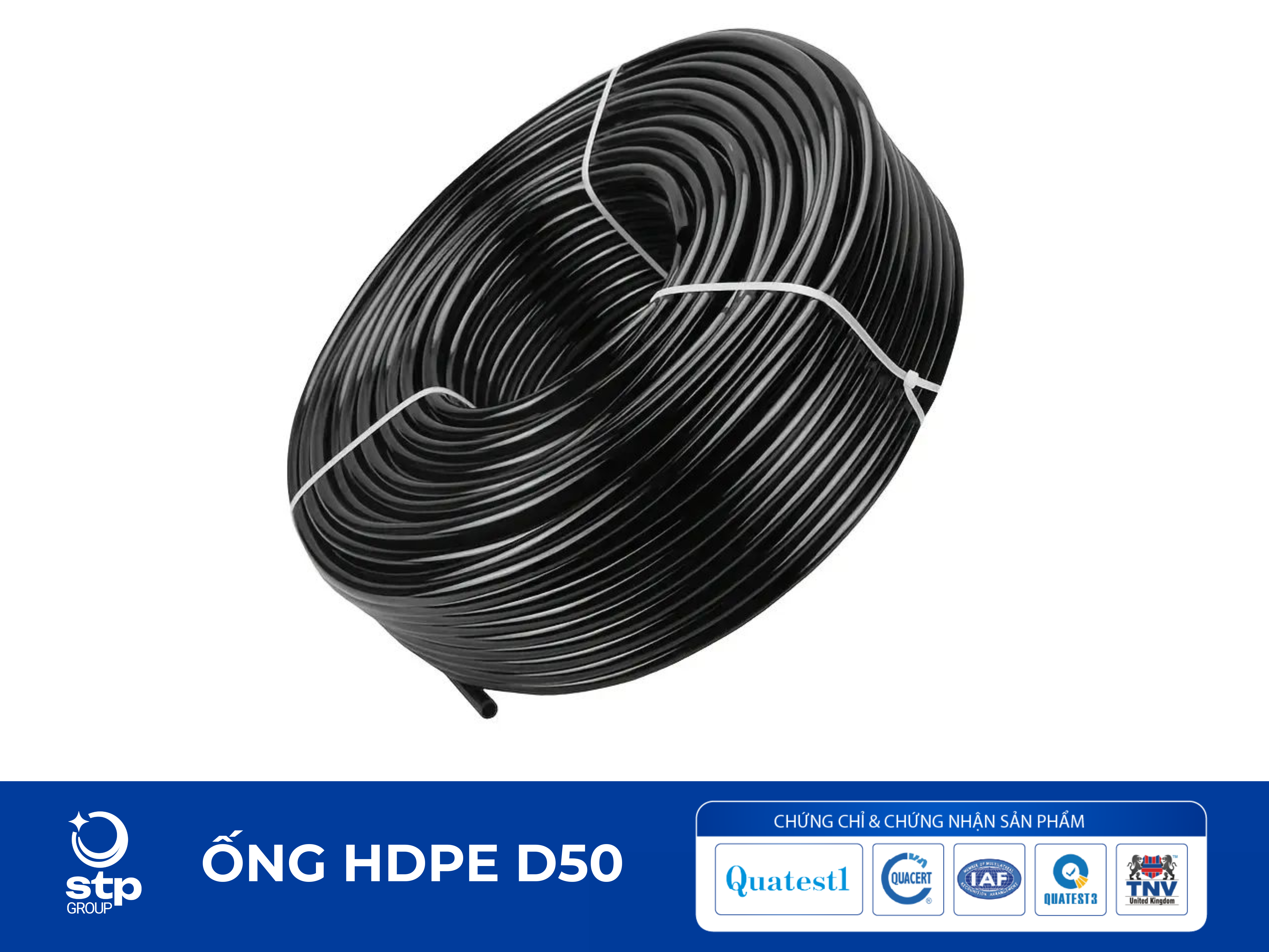 Ống nhựa HDPE D50 STP – Bảng giá PE100, PE80 mới nhất